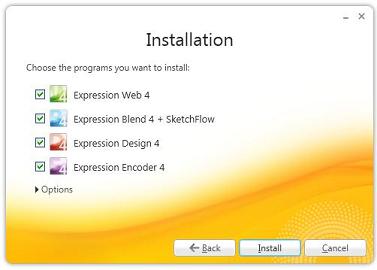 Expression Studio 4 Installation