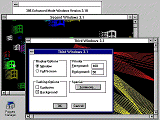 Multiple Windows 3.1 Screen Savers