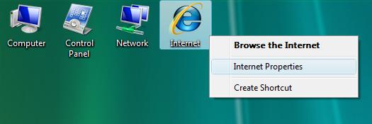 Windows Vista Desktop Icons (Internet Explorer)